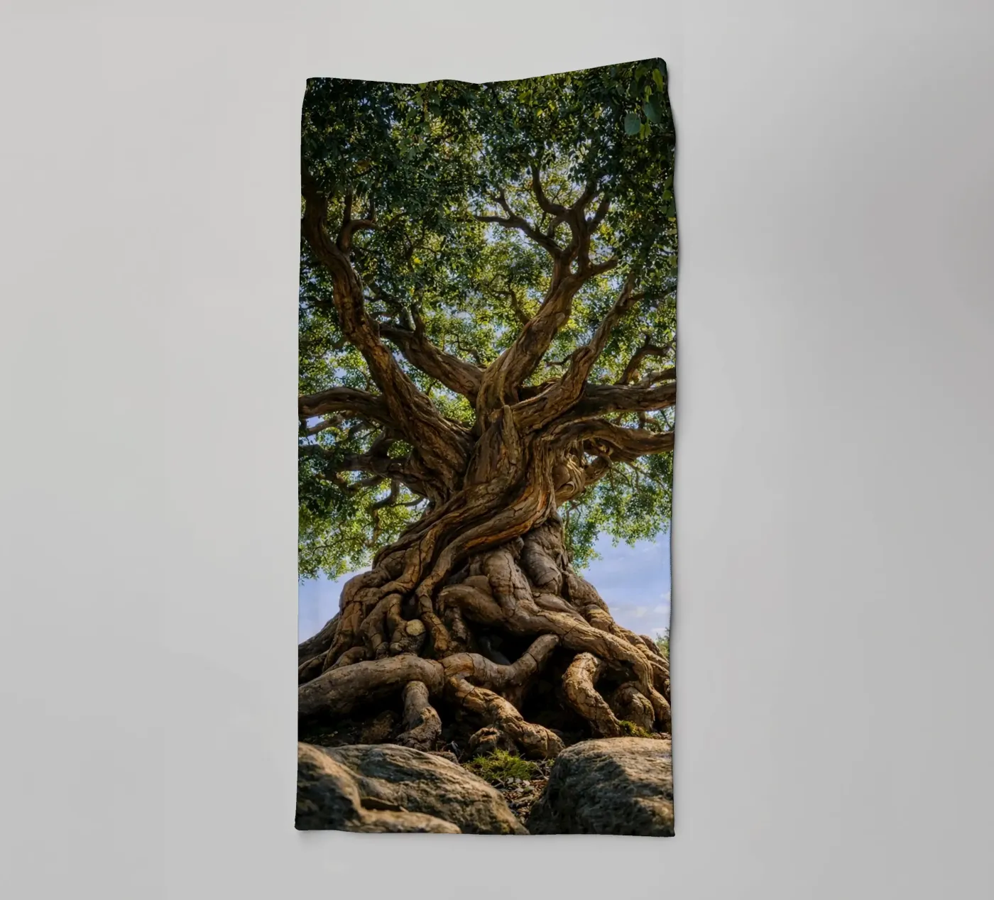 oude boom badhanddoek van the gunduls