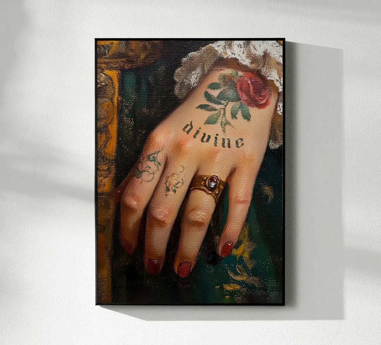 Divine tattoo plexiglass da Dikhotomy