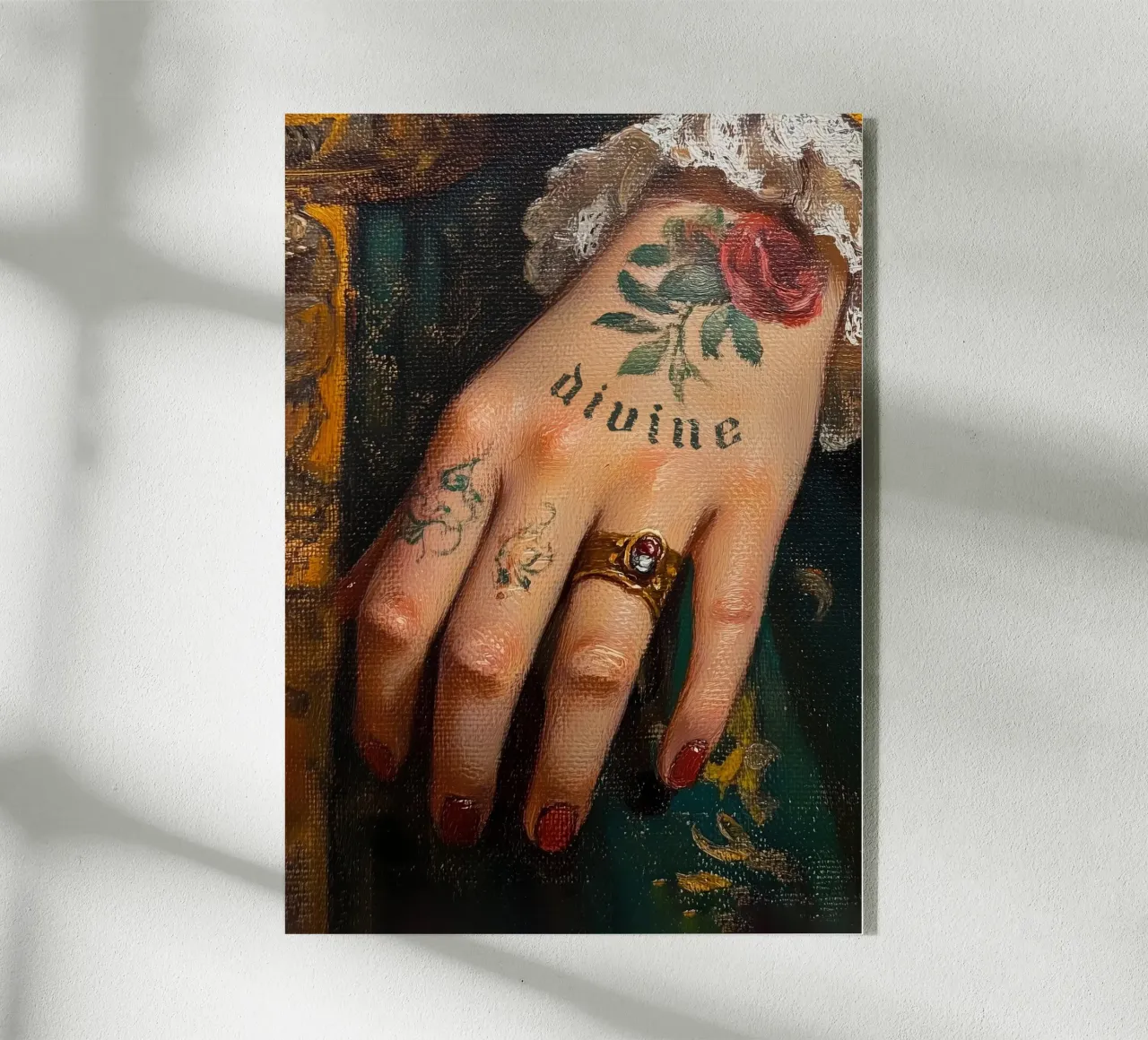 Divine tattoo plexiglass da Dikhotomy