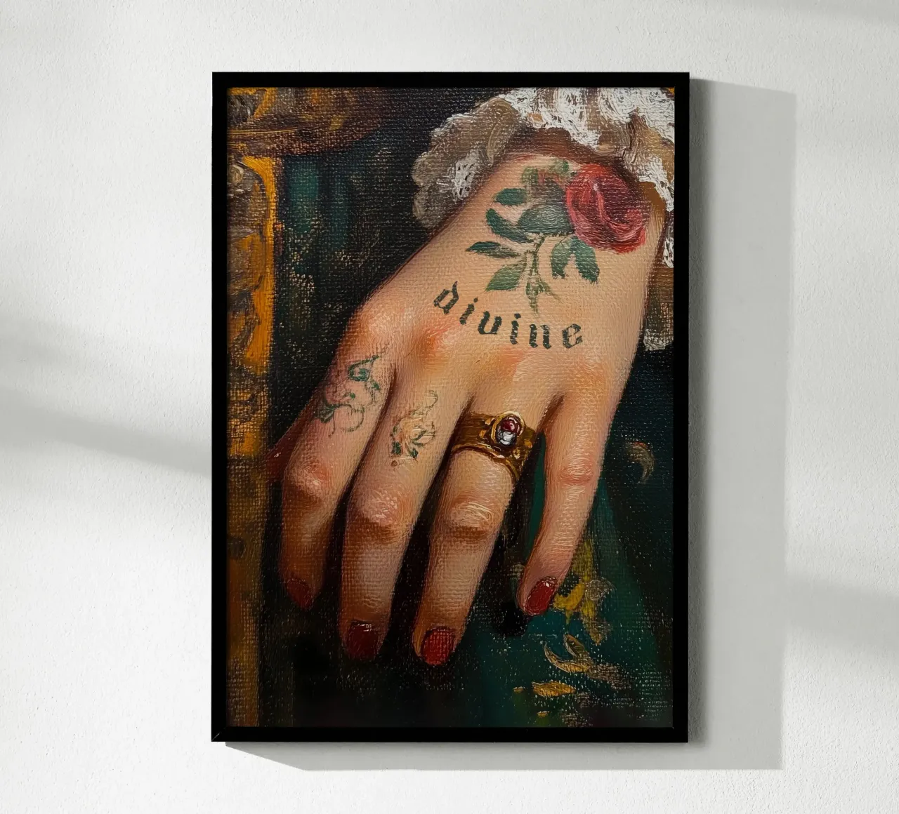 Divine tattoo poster da Dikhotomy