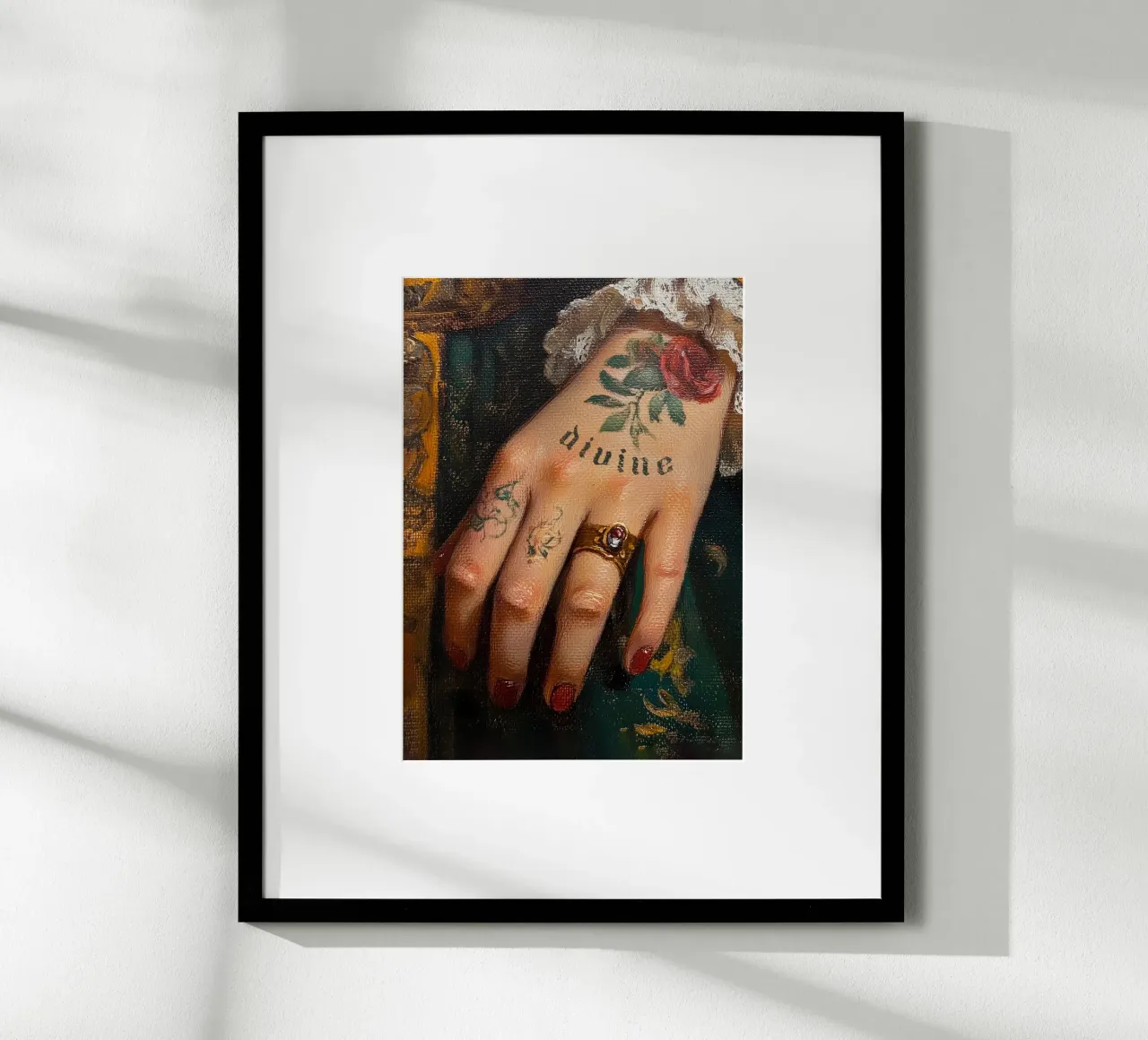 Divine tattoo poster da Dikhotomy