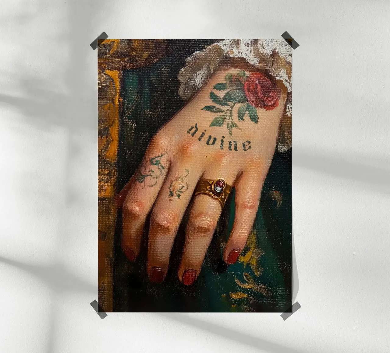 Divine tattoo poster da Dikhotomy