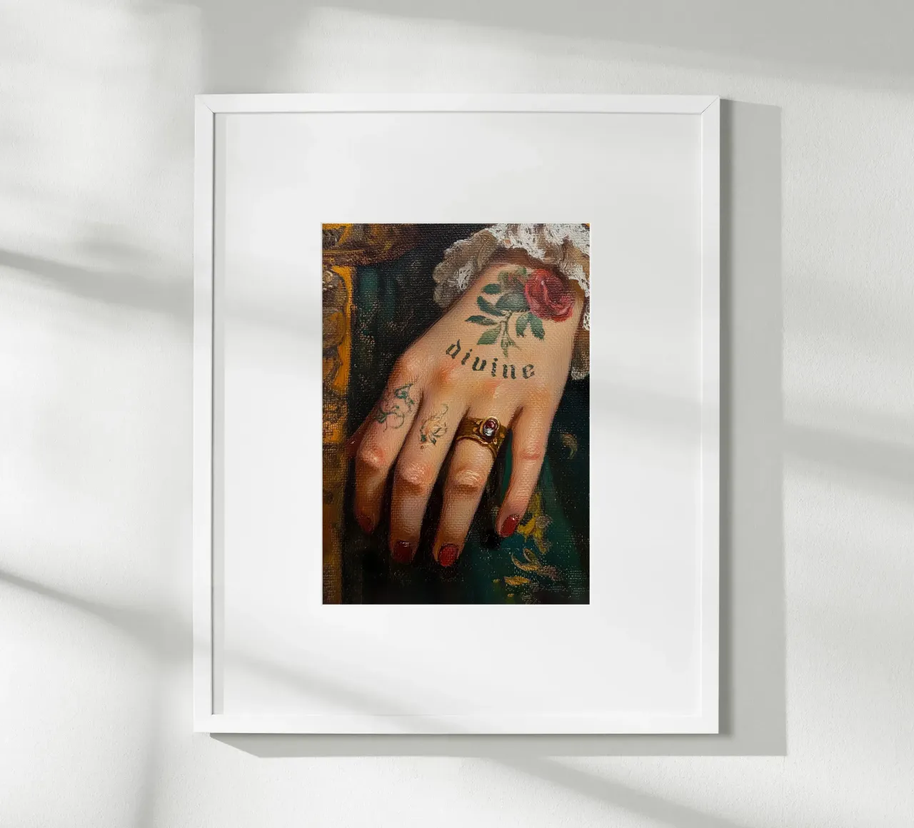 Divine tattoo poster da Dikhotomy