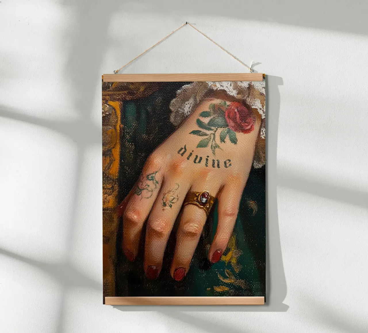 Divine tattoo poster da Dikhotomy