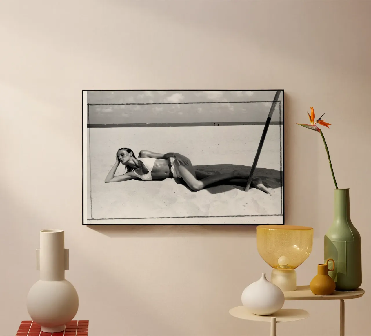 Zon en zand acryl van NICE CHOICE