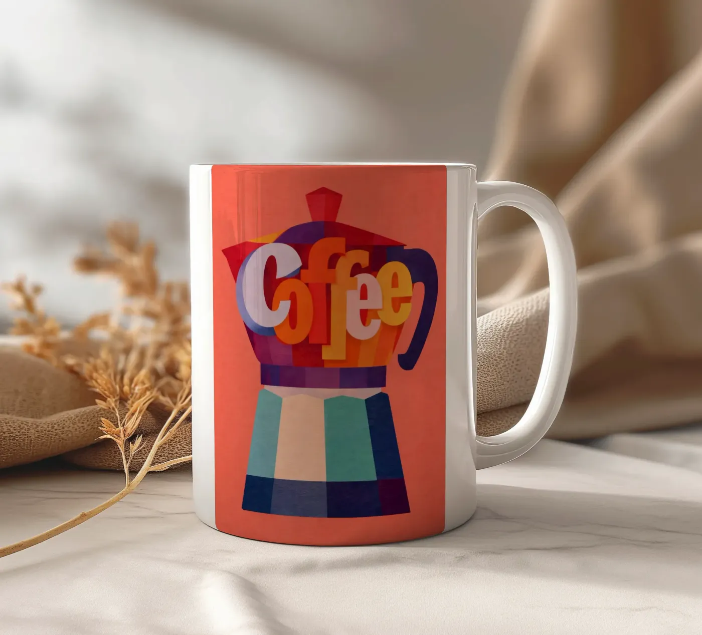 Coffee ceramic mug by Gaite