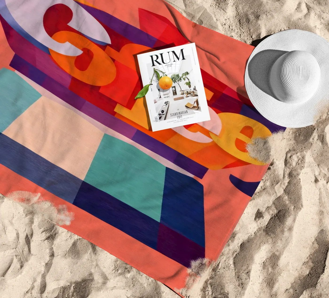 Koffie strandhanddoek van Gaite