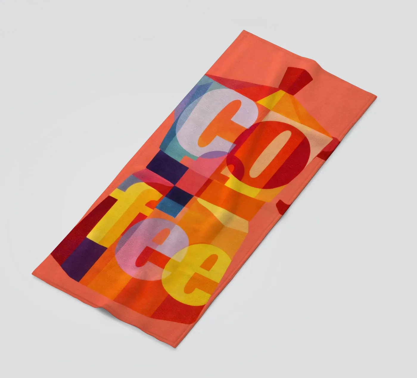 Coffee beach towel by Gaite