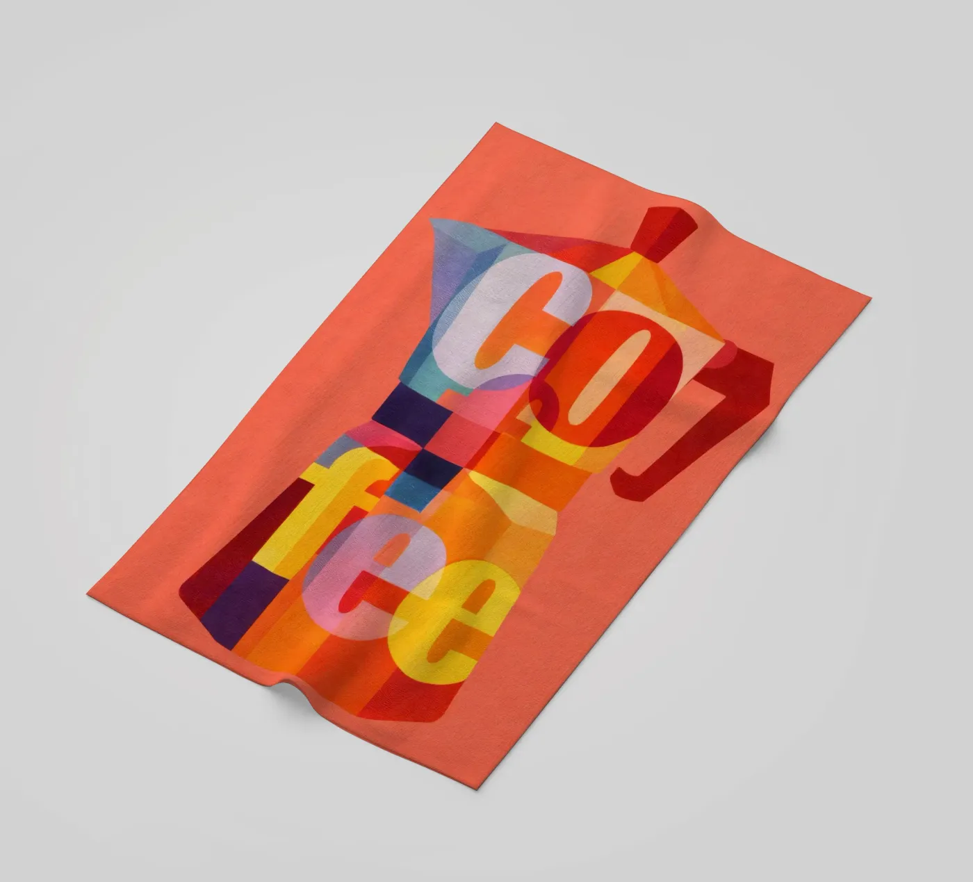 Coffee beach towel by Gaite