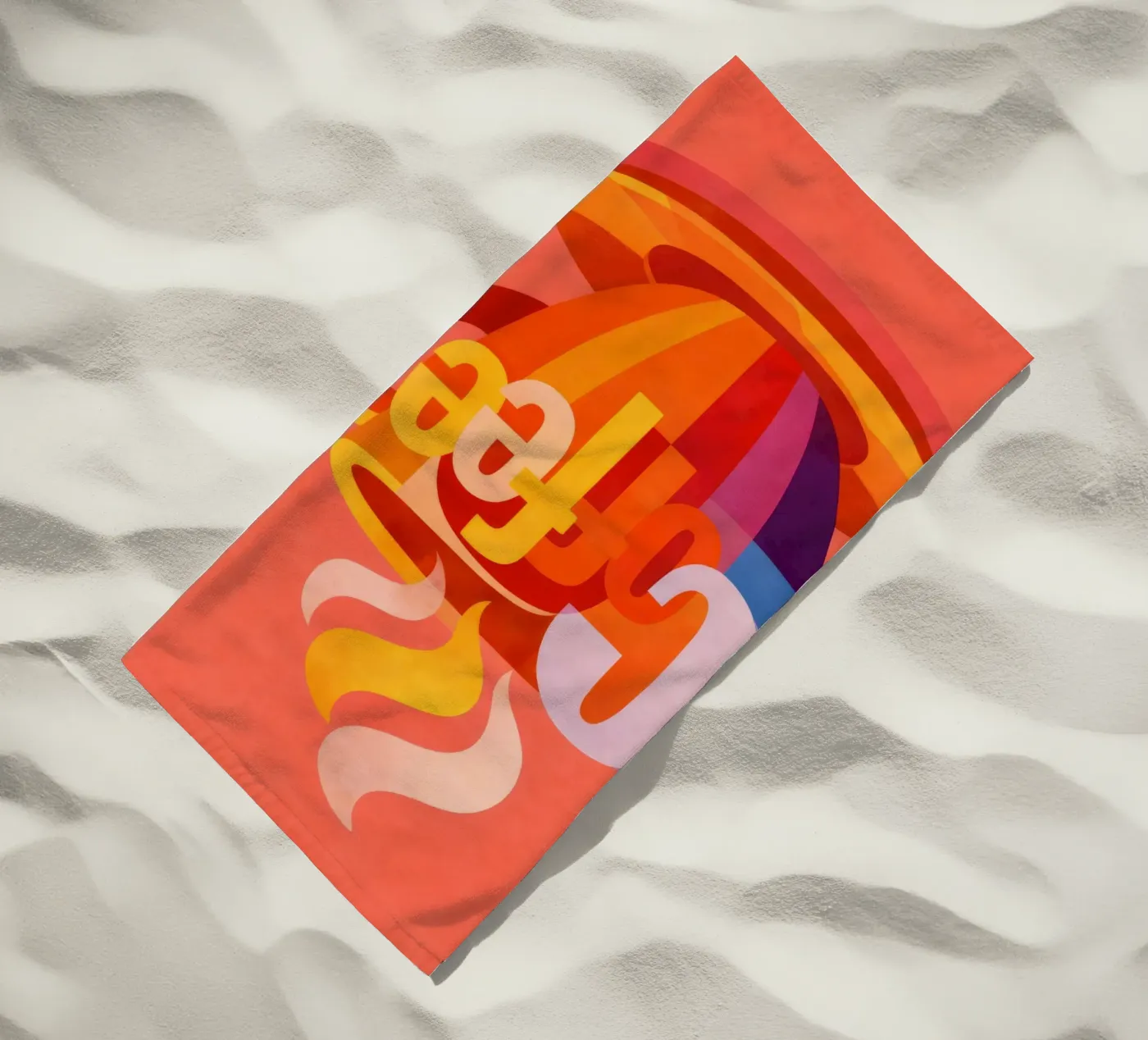 Coffee beach towel by Gaite