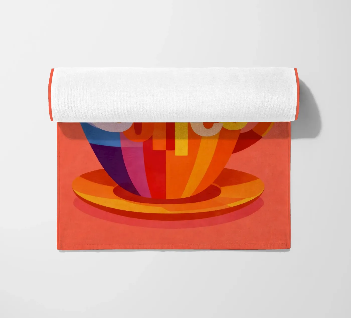 Coffee beach towel by Gaite