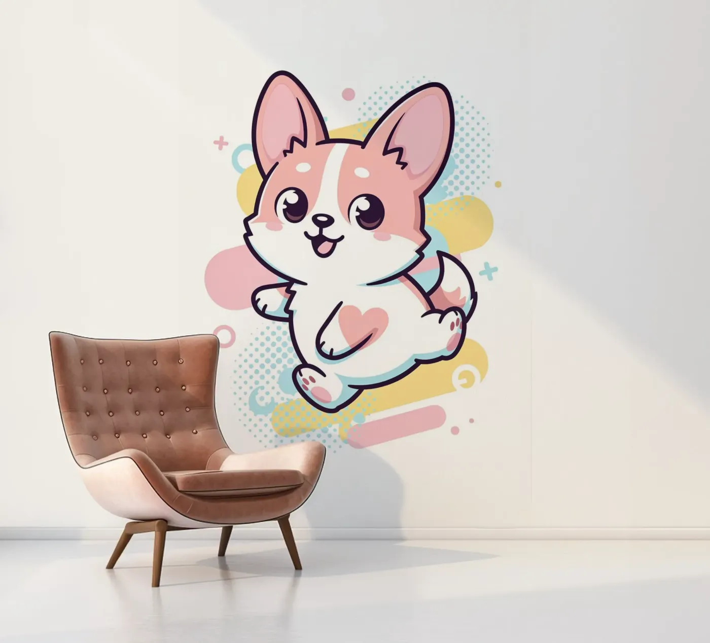 CORGI fotobehang van CASTILO