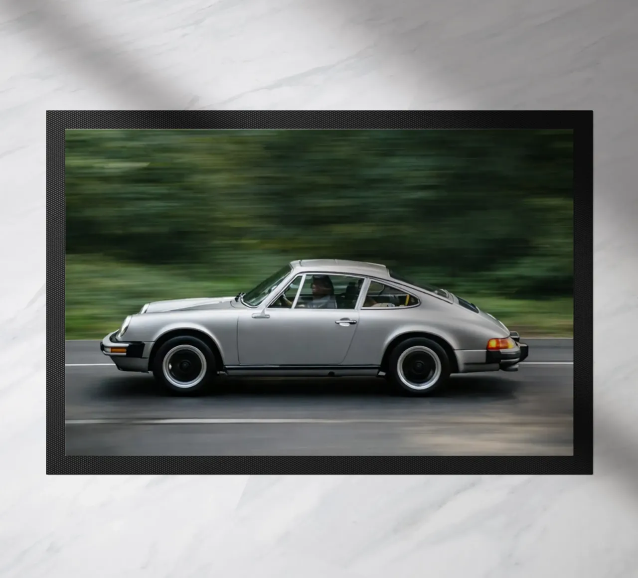 vintage old car Fußmatte von the gunduls