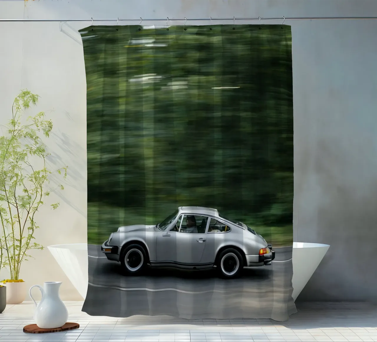 Oldtimer Duschvorhang von the gunduls