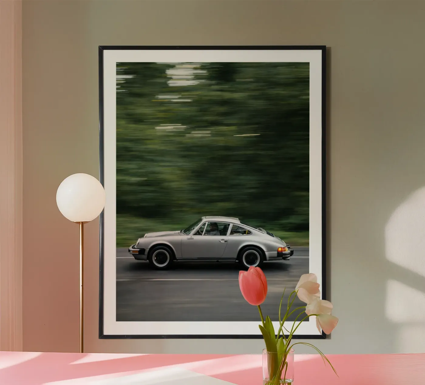 vintage old car Poster von the gunduls