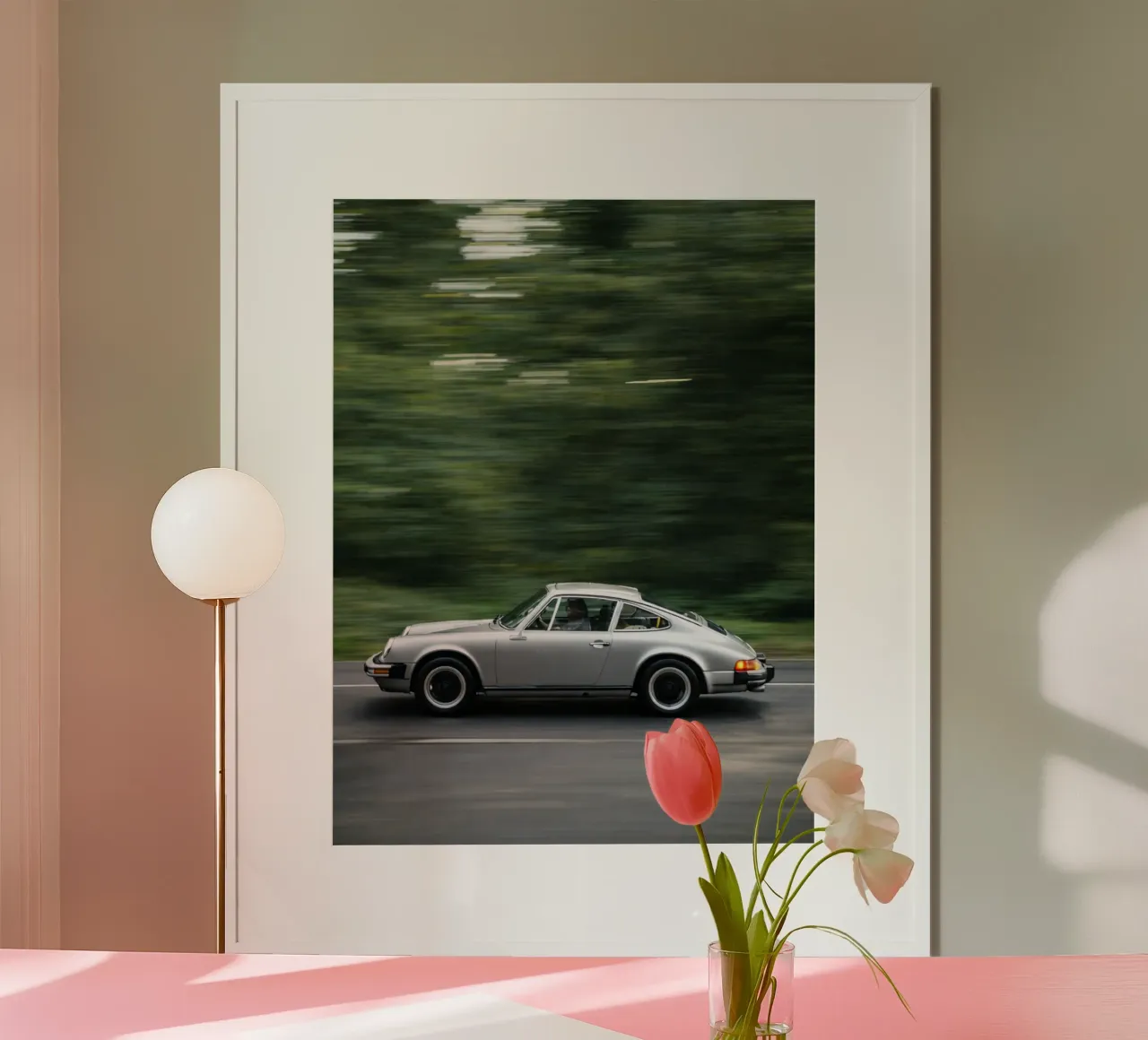 vintage old car Poster von the gunduls