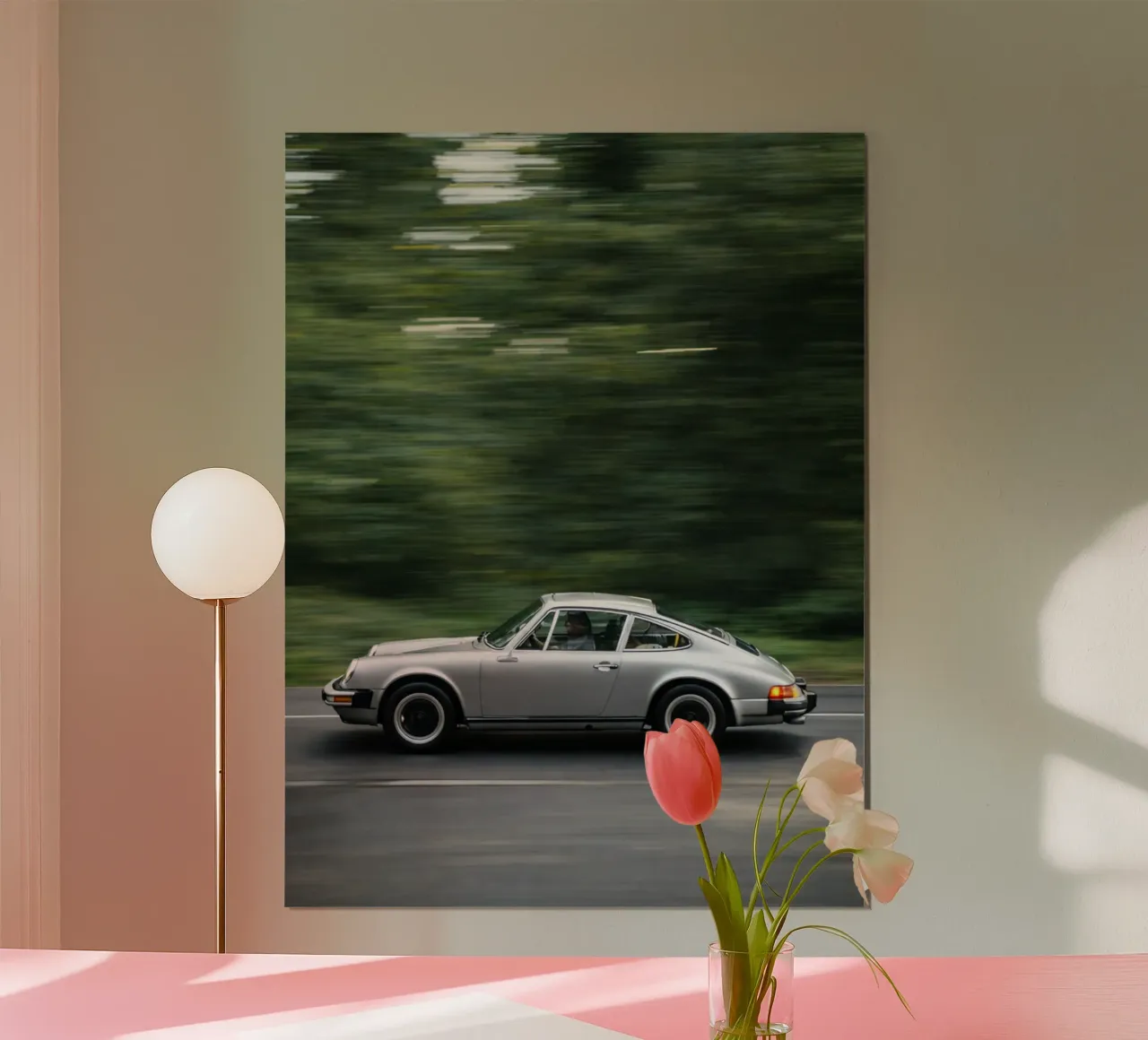 vintage old car Poster von the gunduls