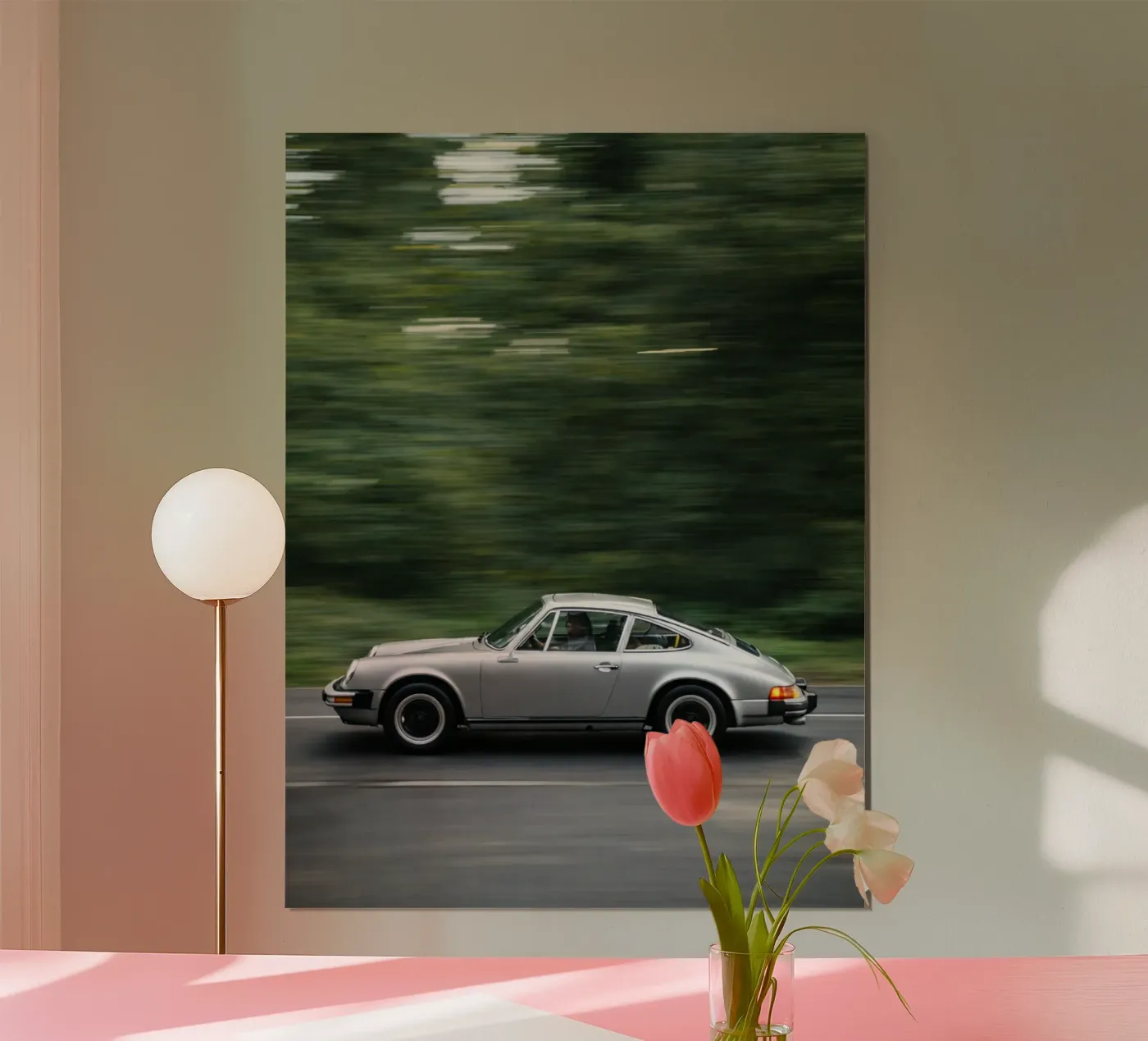 vintage old car Poster von the gunduls