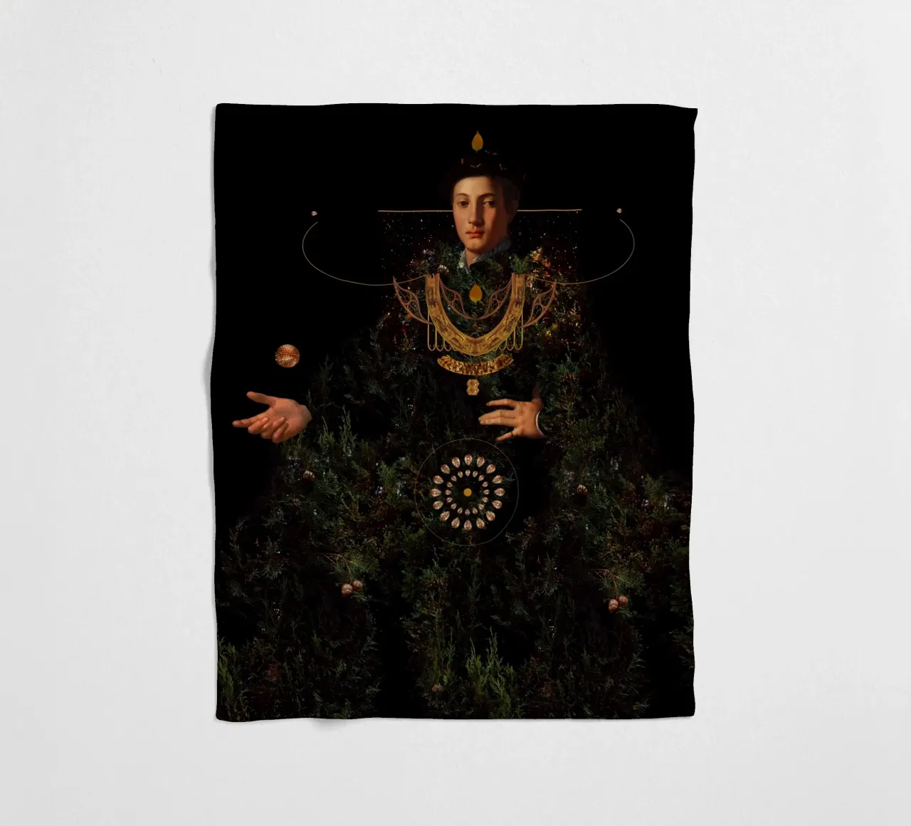 Wisdom fleecedeken van Frank Moth