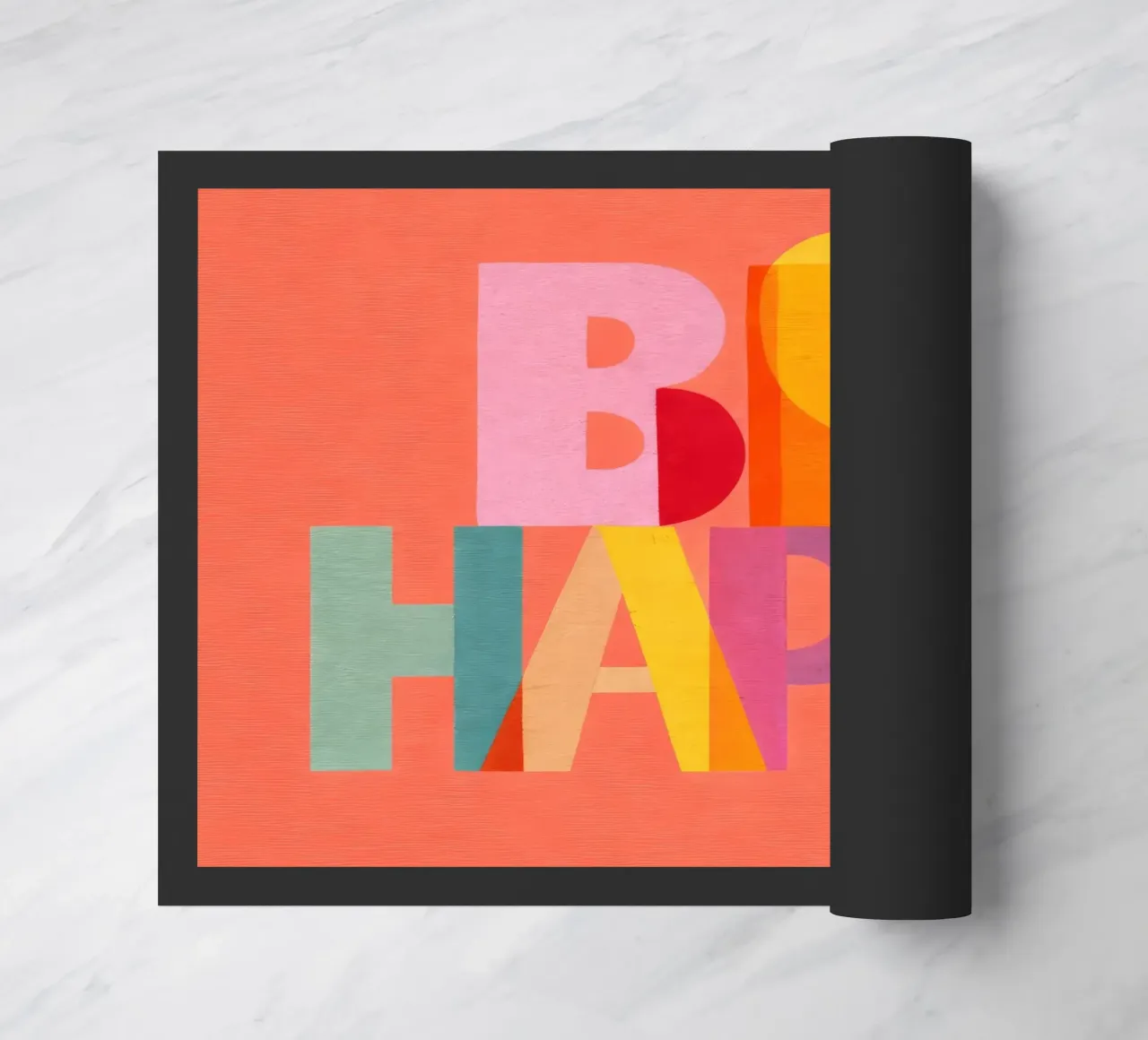 Be Happy doormat by Gaite