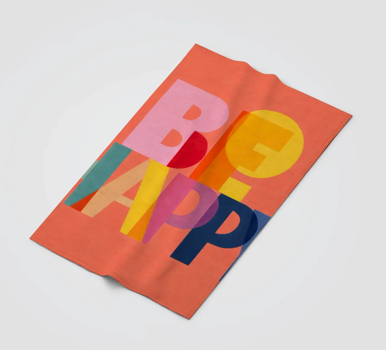 Be Happy Fleecedecke von Gaite