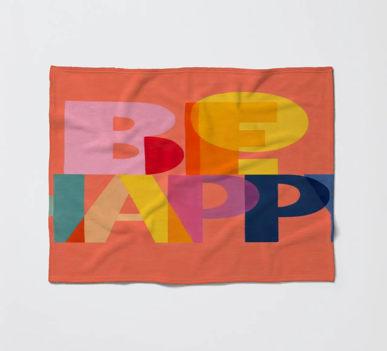 Be Happy Fleecedecke von Gaite