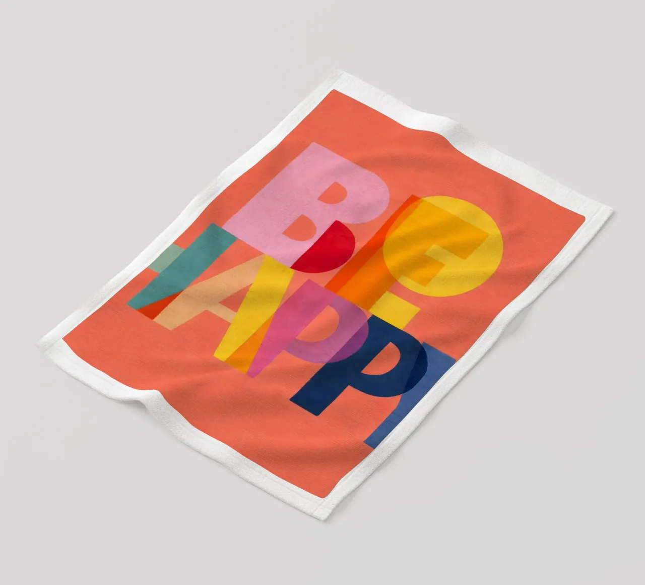 Be Happy Fleecedecke von Gaite