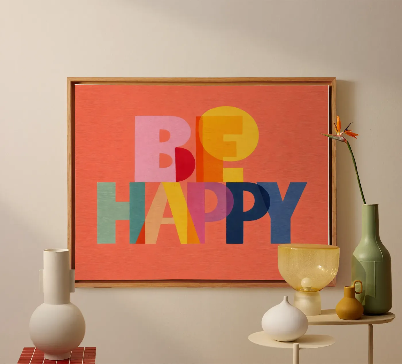 Be Happy tela da Gaite
