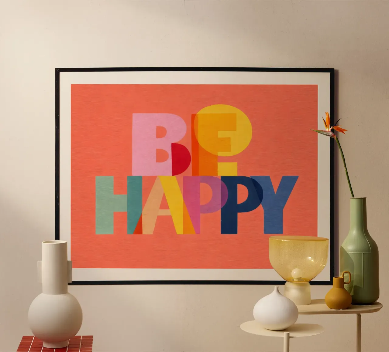 Be Happy poster by Gaite