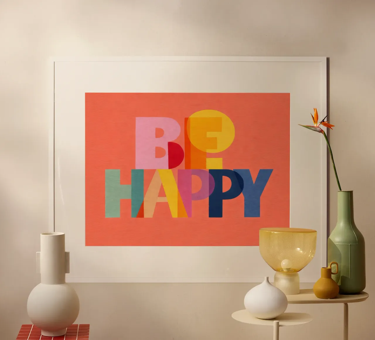 Be Happy poster by Gaite