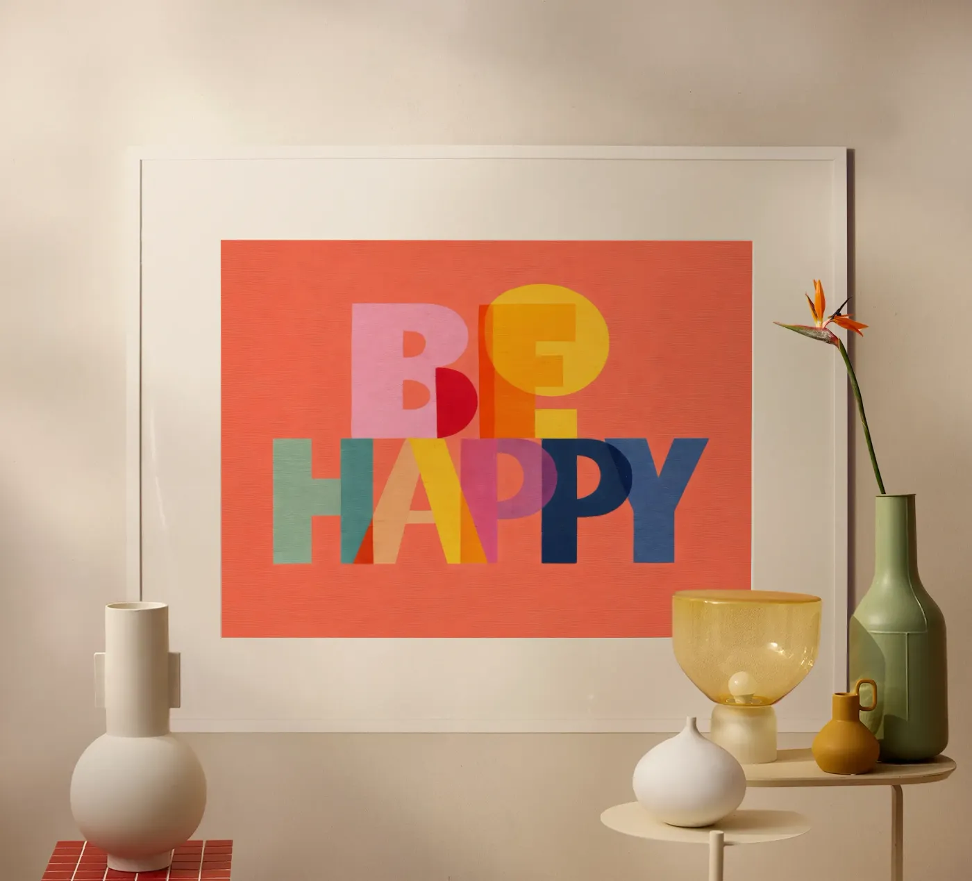 Be Happy Poster von Gaite