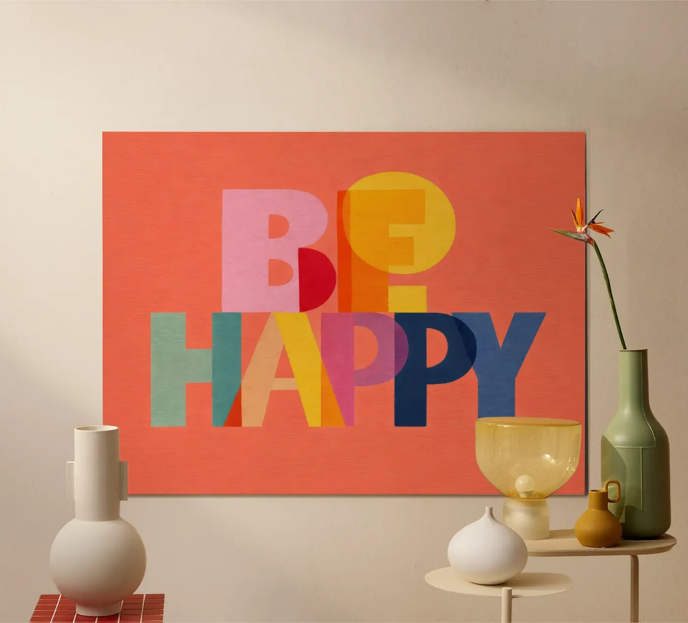 Be Happy Poster von Gaite