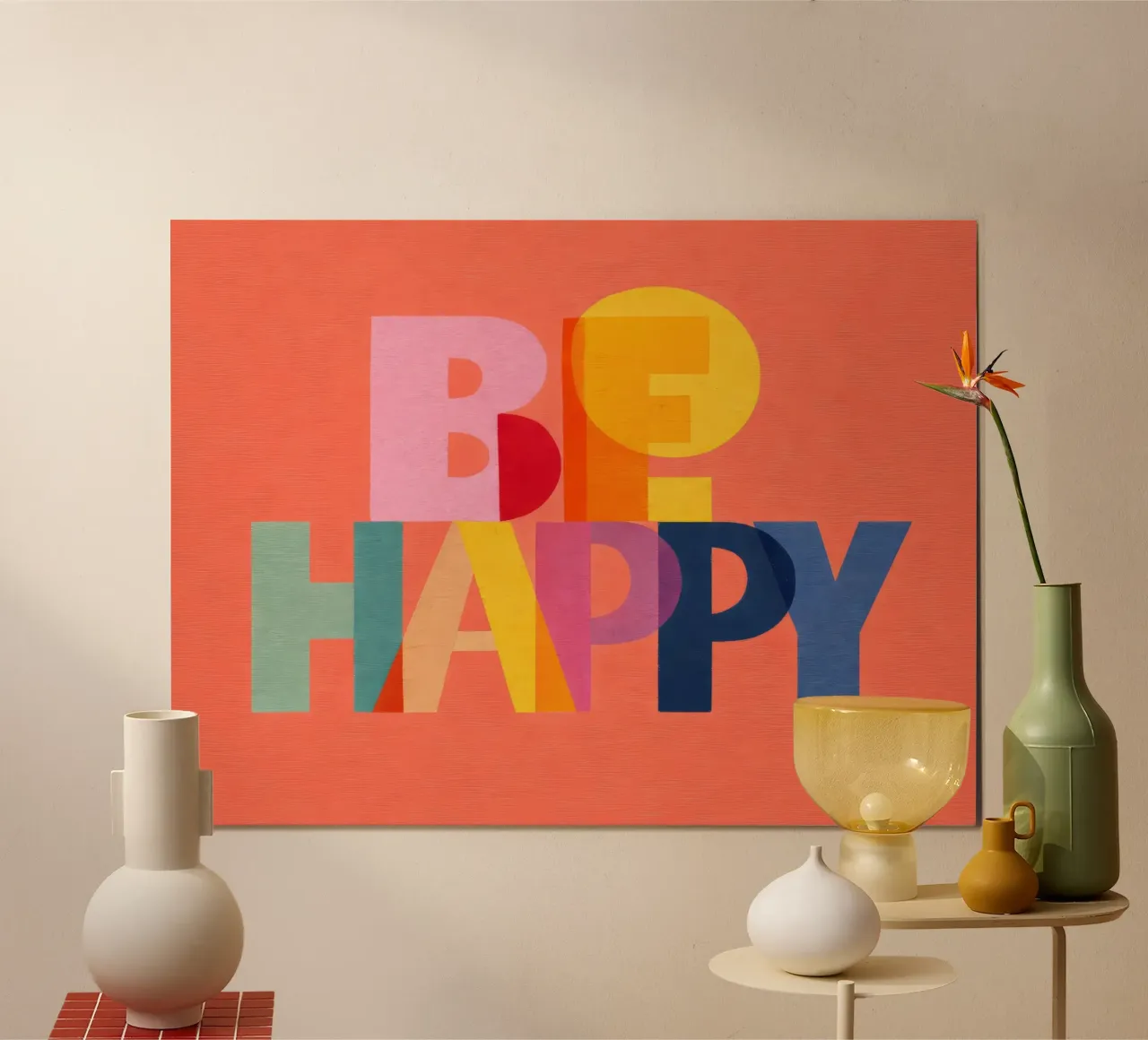 Be Happy poster by Gaite