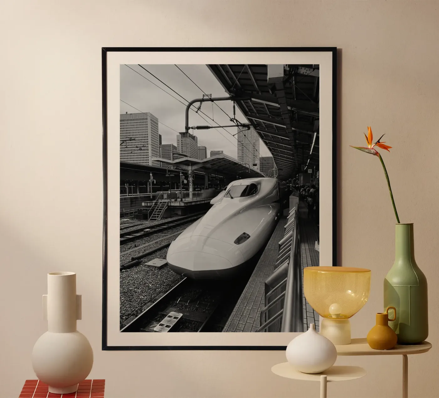 Treinstation poster van PERSIE