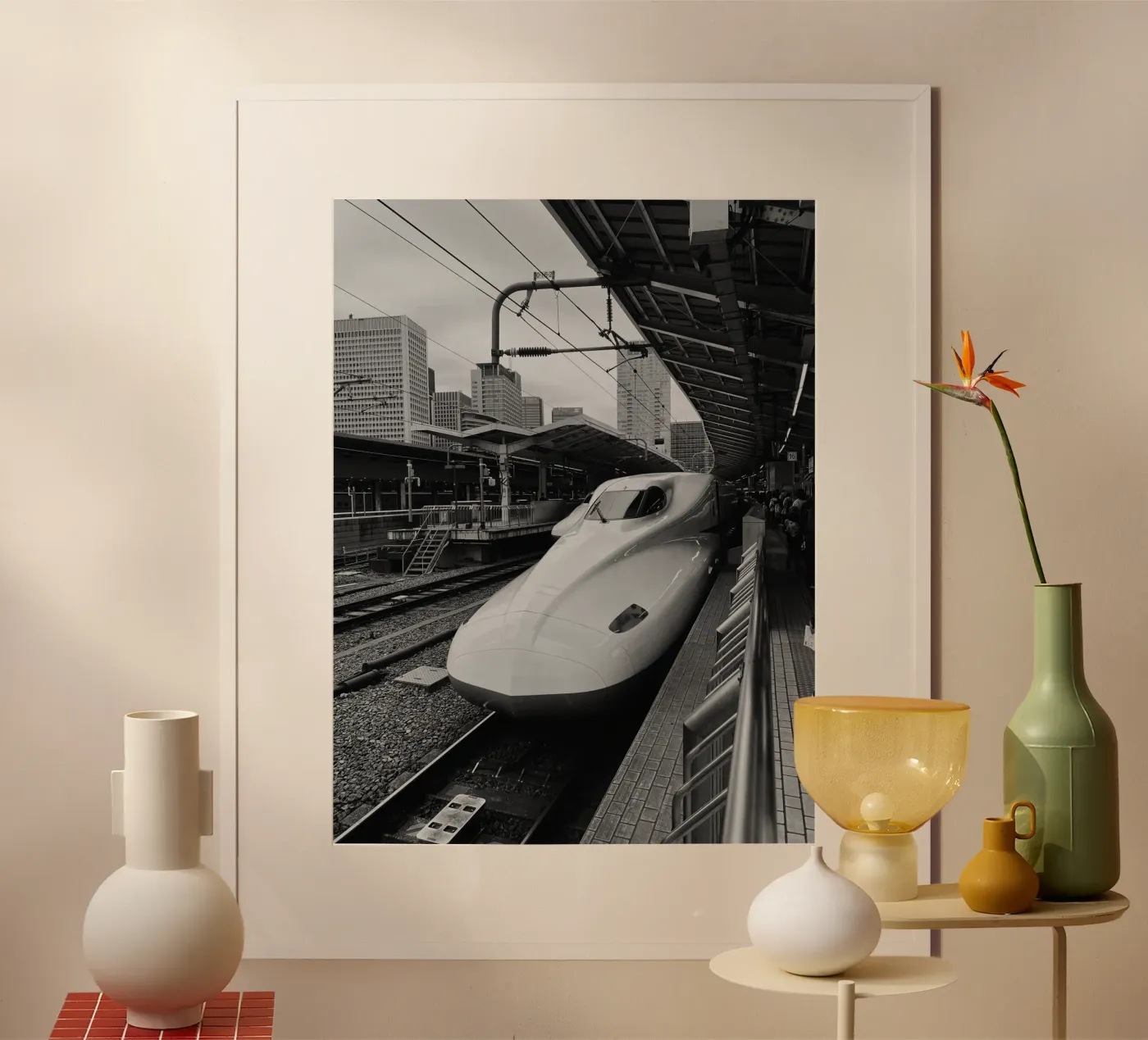 Treinstation poster van PERSIE