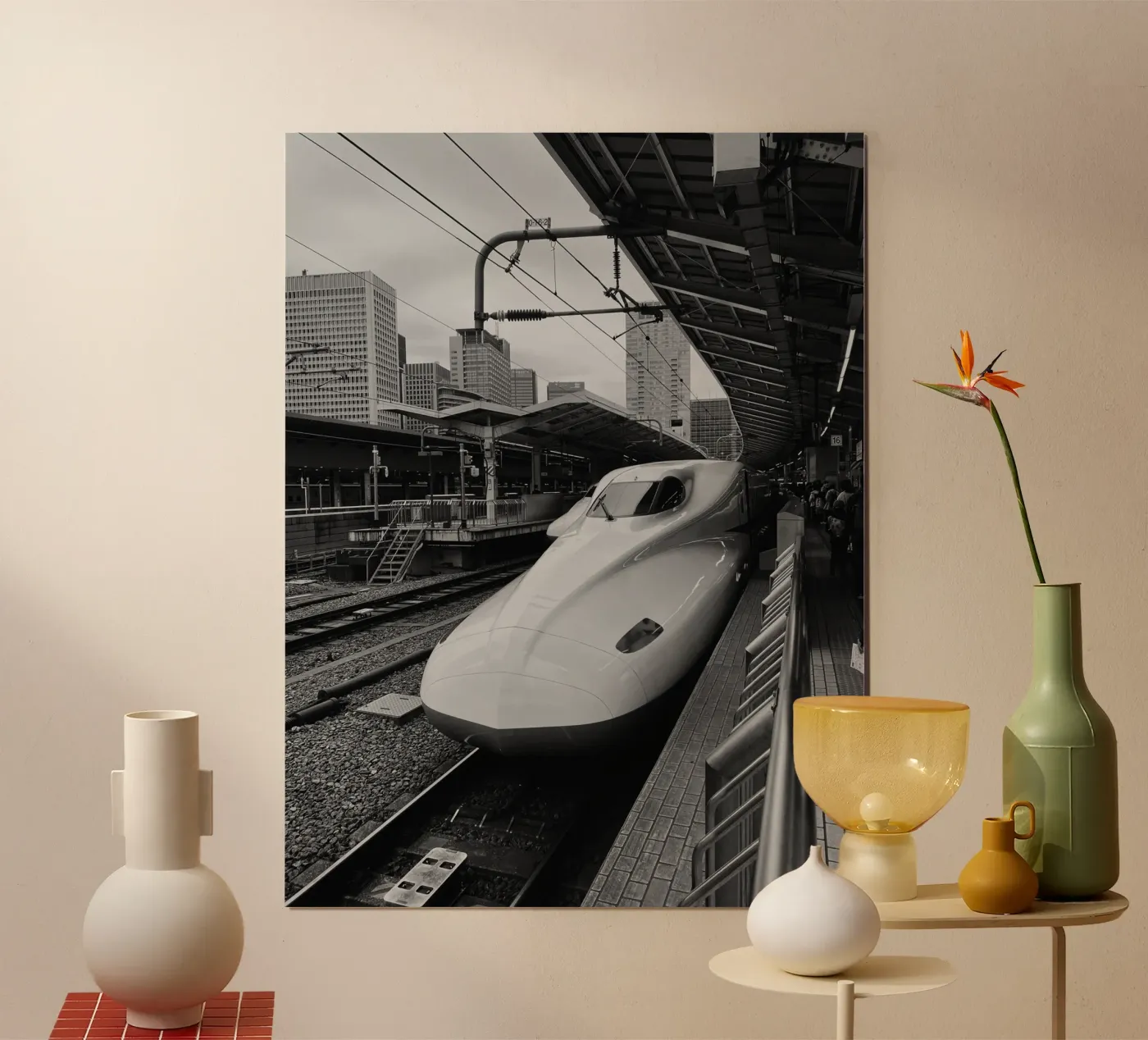 Treinstation poster van PERSIE