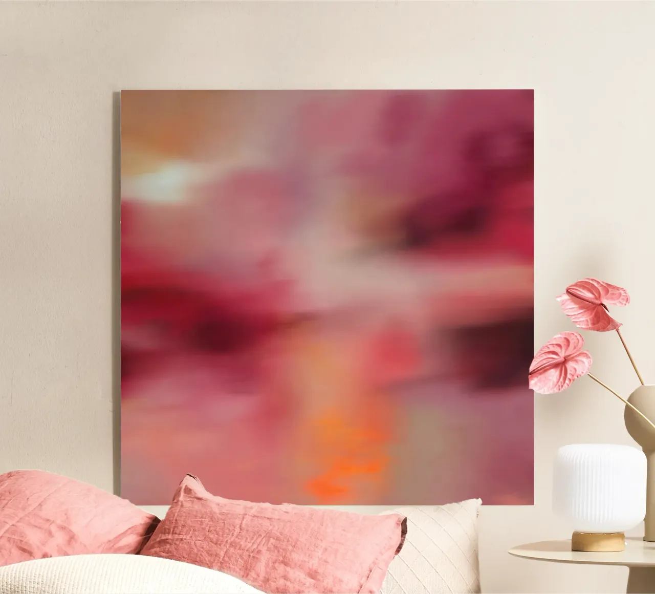 When Evening Softly Glows acrylic glass by Petra Lang