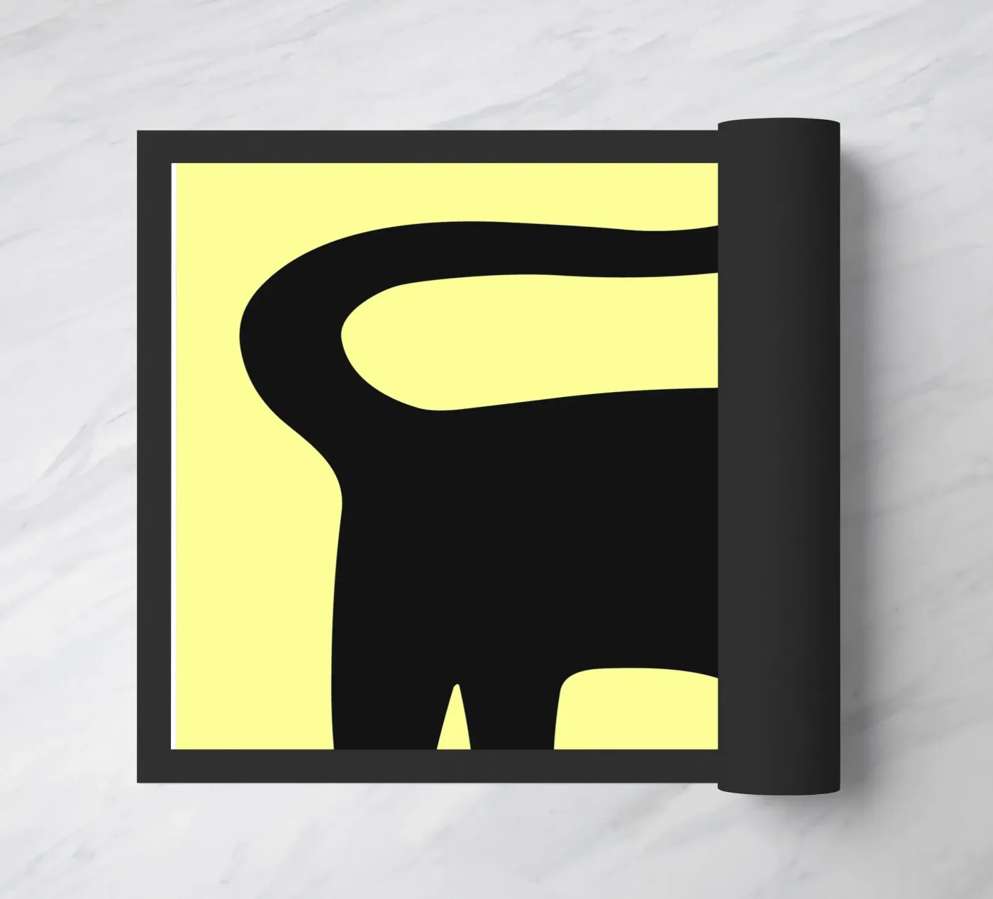 BLACK CAT doormat by FELICIA