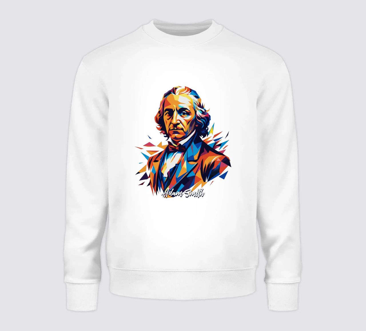 Adam Smith In WPAP Pop Art felpa da vectorartnesia