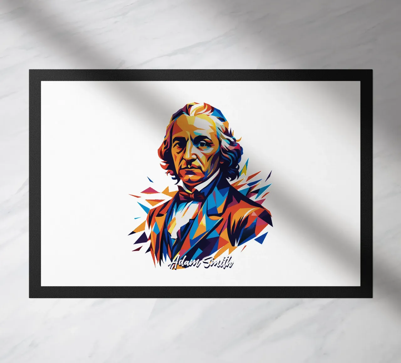 Adam Smith In WPAP Pop Art felpudo de vectorartnesia