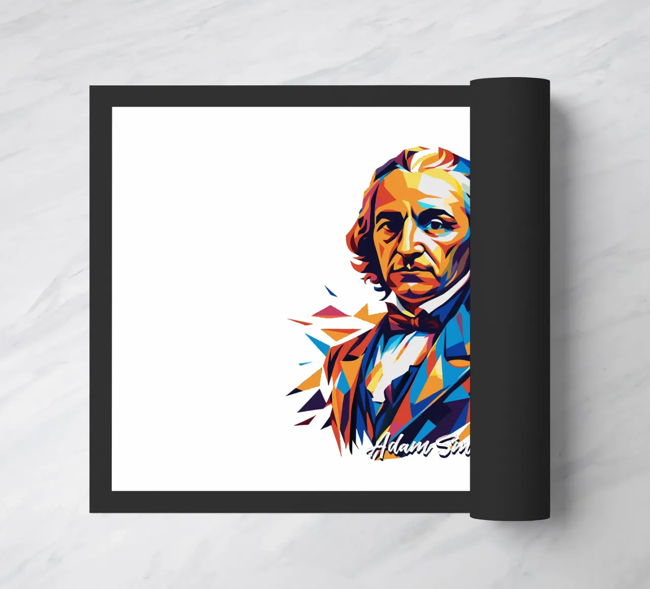 Adam Smith In WPAP Pop Art zerbino da vectorartnesia