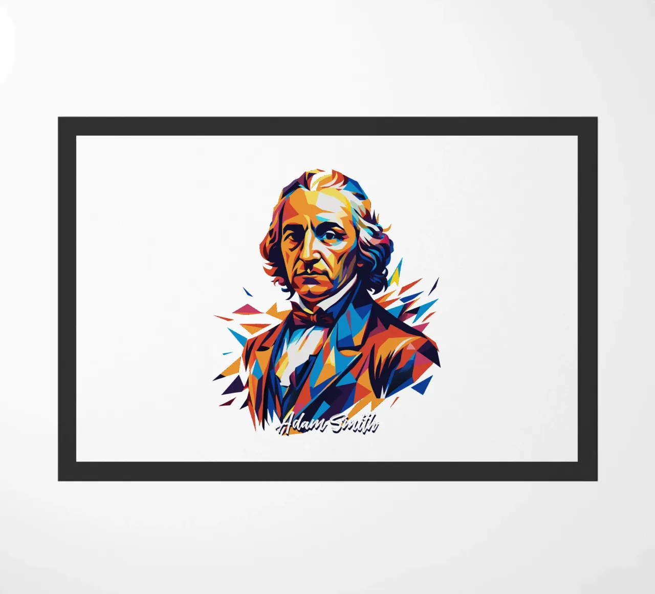 Adam Smith In WPAP Pop Art zerbino da vectorartnesia