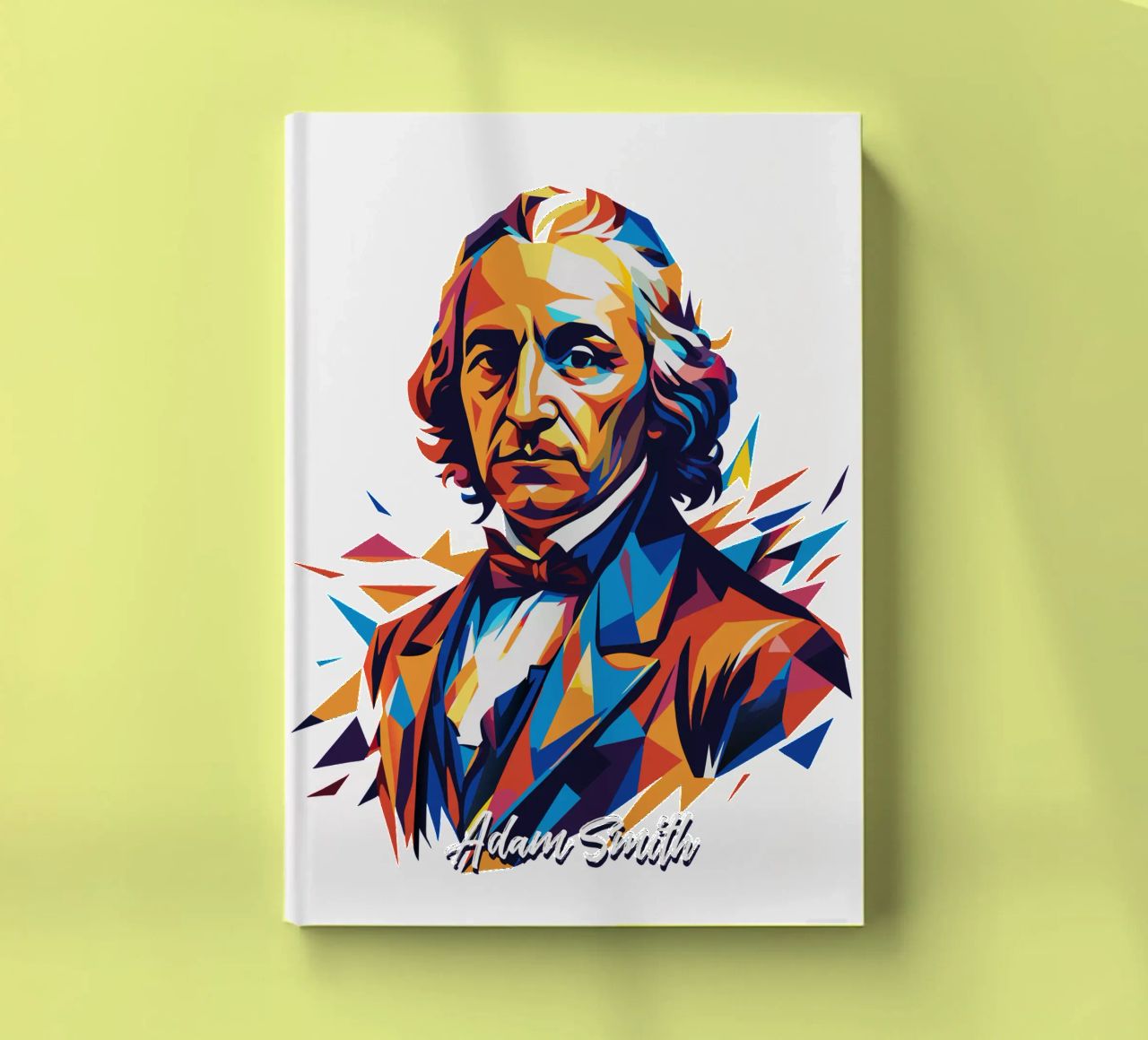 Adam Smith In WPAP Pop Art diario da vectorartnesia