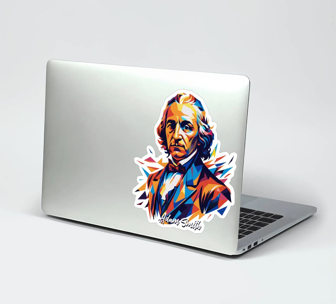 Adam Smith In WPAP Pop Art adesivo da vectorartnesia