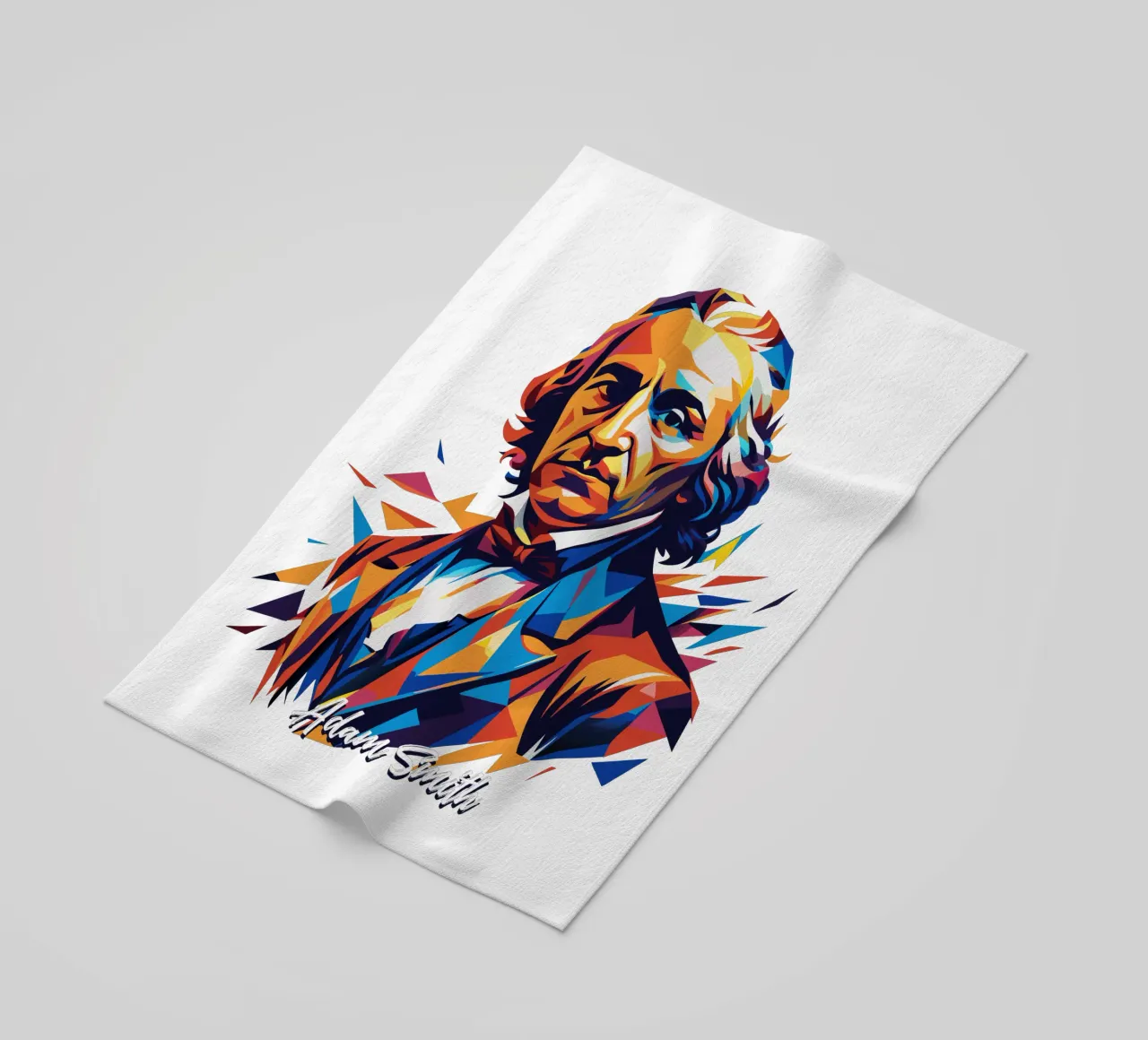 Adam Smith In WPAP Pop Art telo mare da vectorartnesia