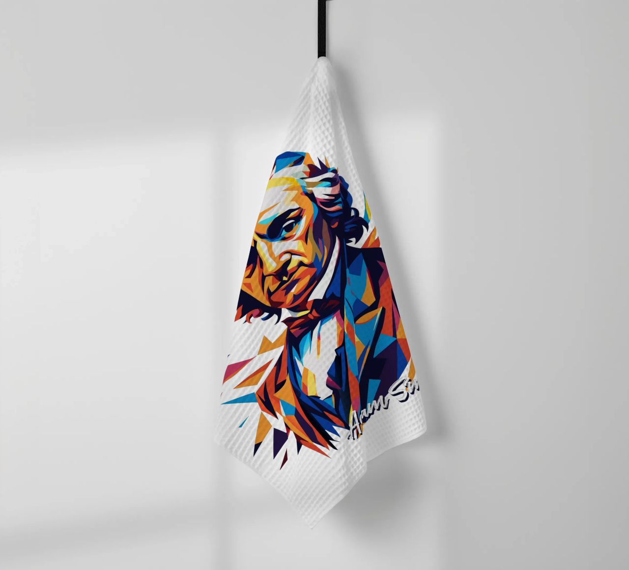 Adam Smith In WPAP Pop Art canovaccio da cucina da vectorartnesia