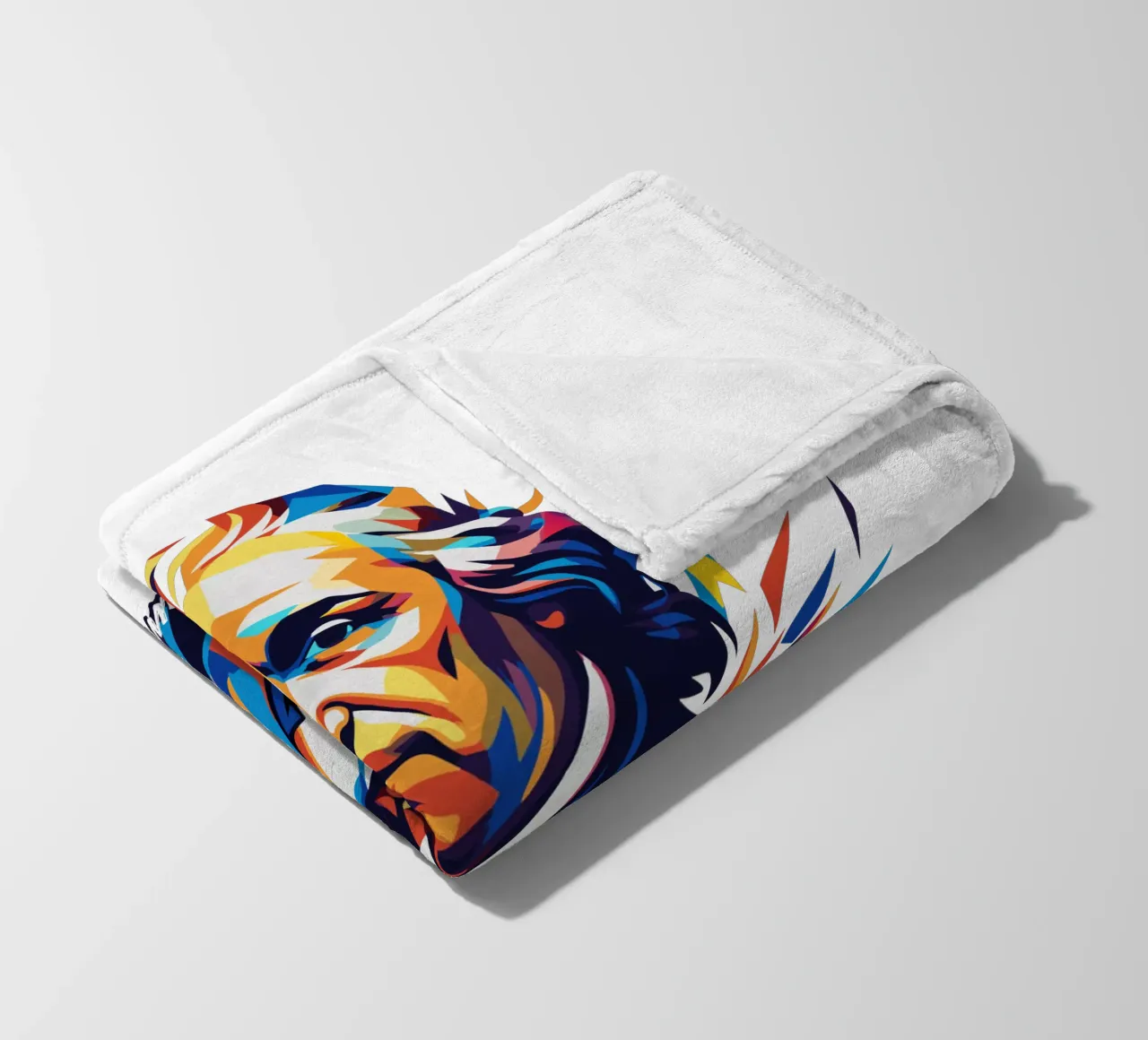 Adam Smith In WPAP Pop Art coperta in pile da vectorartnesia