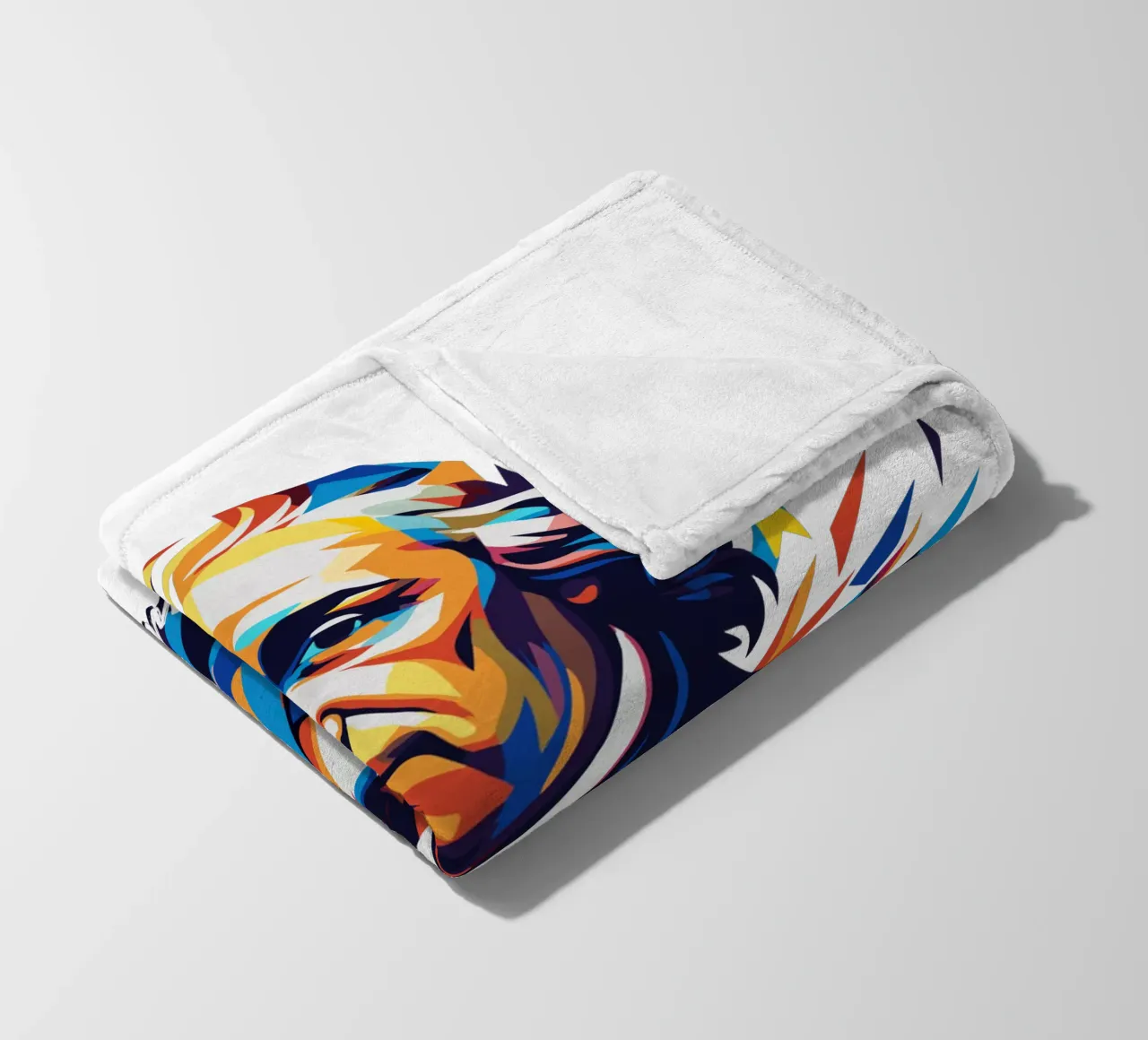 Adam Smith In WPAP Pop Art coperta in pile da vectorartnesia