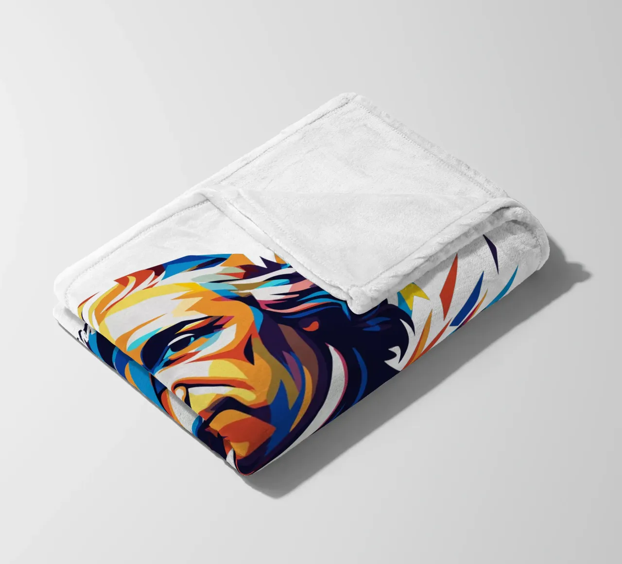 Adam Smith In WPAP Pop Art coperta in pile da vectorartnesia