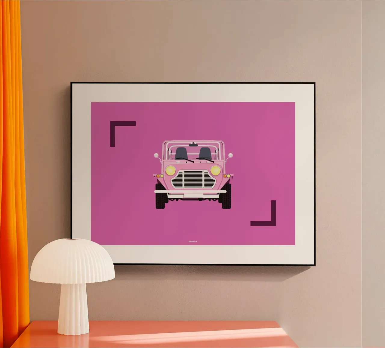 Piccola Mini Rosa plexiglass da Raphaël Delerue